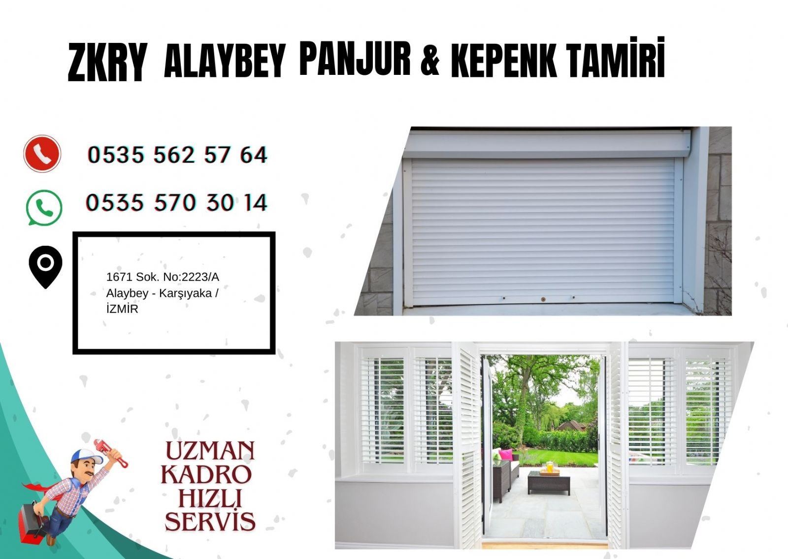 Alaybey  panjur ve Kepenk Tamiri
